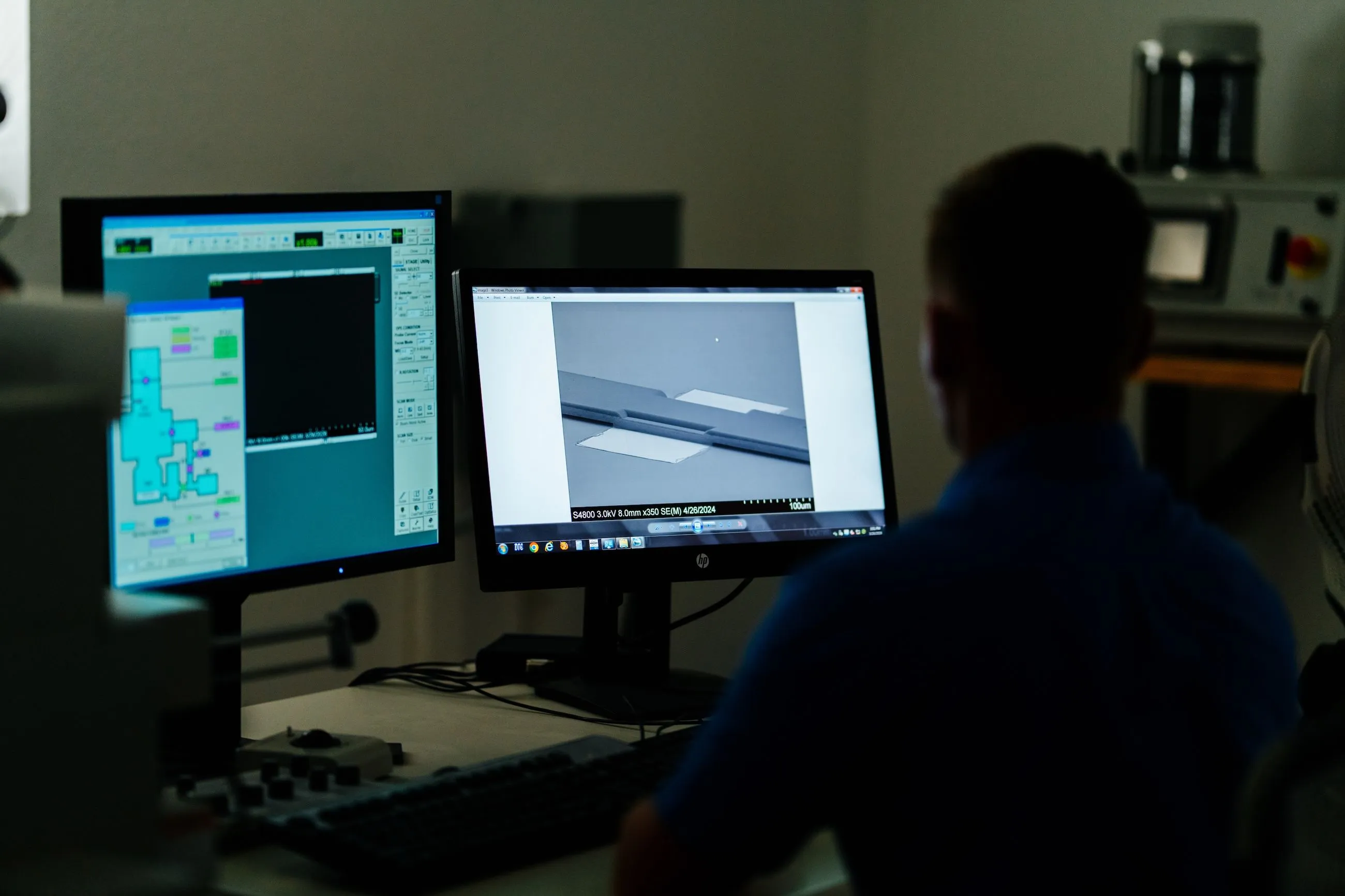 Electron microscopy imaging at the VastVision lab